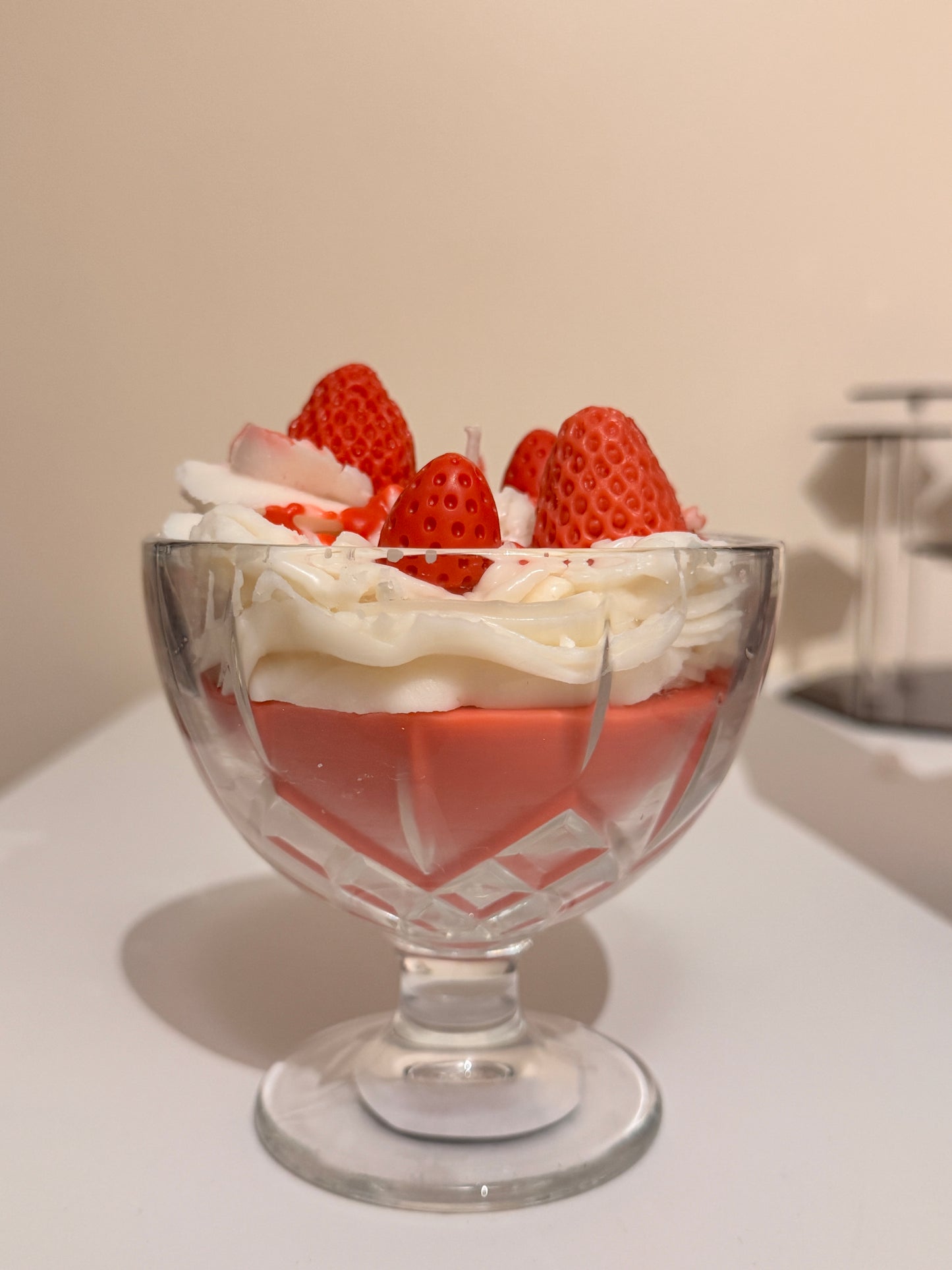 Strawberry Dessert candle